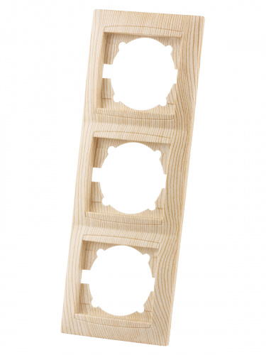 Рамка 3-х постовая вертикальная сосна , с/у, "Лама" (15/180) TDM (SQ1815-0334) фото 5 Рамка 3-х постовая вертикальная сосна , с/у, "Лама" (15/180) TDM (SQ1815-0334) фото 5