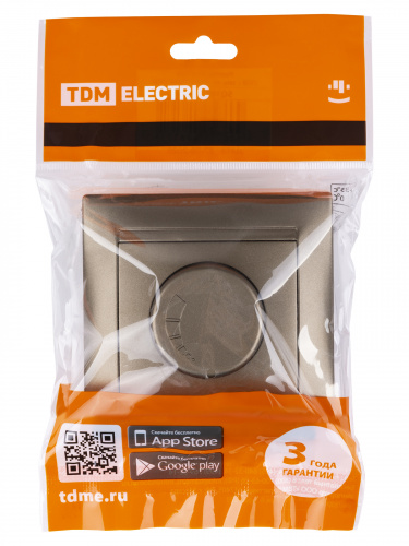 Светорегулятор RL 300 Вт бронза , с/у, "Лама" (8/96) TDM (SQ1815-0709) фото 2 Светорегулятор RL 300 Вт бронза , с/у, "Лама" (8/96) TDM (SQ1815-0709) фото 2