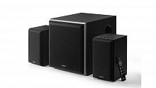 Колонка EDIFIER M601DB black (3 шт.)Bth5.1. Дин.:3 шт.Общ.мощ:110Вт.компл.:пульт упр,каб.3.5мм-RCA,кабель RCA-RCA,оптовол.каб,кабель пит. (1/1) (80002798)