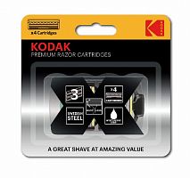 Сменные кассеты для бритья Kodak 30425125-RU1 Premium 3 лезвия 4 штуки для станка Prem Razor 3 (4/96/384) (Б0054020)