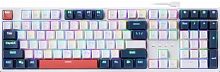Клавиатура проводная игровая механическая REDRAGON Whisper RU,RGB,бел-син-оранж.,тихая (1/10) (71964)