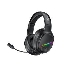 Игровая гарнитура RITMIX RH-655W 20-20000 Гц, 20 Ом, чувс.114дБ, микр. чувст. 38дБ, всенапр, каб.2м, рег.громк, RGB-подсв., USB, Чёрная (1/20) (80005783)