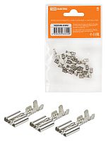 Клемма плоская гнездо РП-м 1,5-(4,8) плоский (мама) 1-1,5 мм² (20шт) TDM (20/800) (SQ0546-0402)