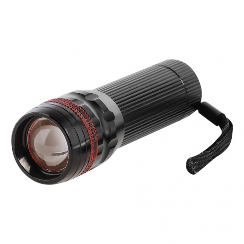 Фонарь SMARTBUY SBF-307A аккумуляторный CREE XPE 3Вт с системой фокусировки луча, черный (1/240)