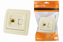 Розетка скрытая установка, компьютерная RJ-45 сл. кость "Валдай" TDM (SQ1804-0113)