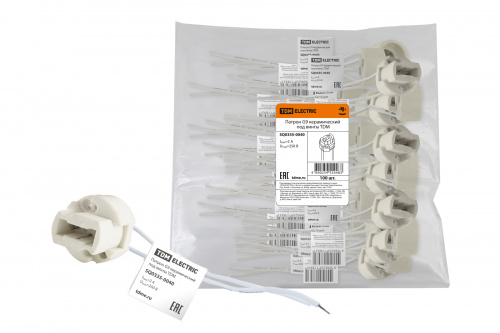 Патрон TDM керамический G9 под винты (1/100/1000) (SQ0335-0040) Патрон TDM керамический G9 под винты (1/100/1000) (SQ0335-0040)