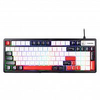 Клавиатура проводная игровая SMARTBUY Rush Z37 с подсветкой 95 клавиш черно-белая (SBK337UWK) (1/20)