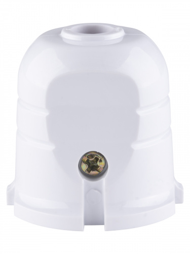 Кабельная розетка б/з белая с красной вставкой 10А 250B белая TDM (48/720) (SQ1806-0213) фото 3