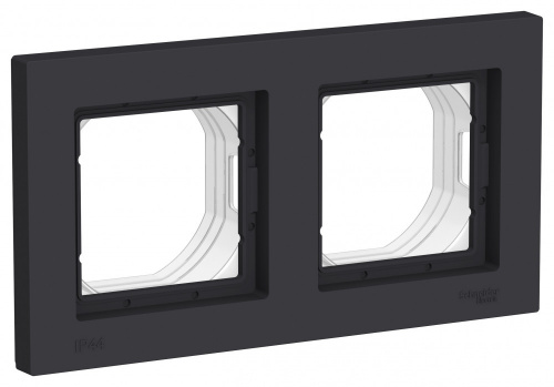 Рамка 2-м ATLASDESIGN Aqua IP44 карбон Systeme Electric ATN441002 (1/5) Рамка 2-м ATLASDESIGN Aqua IP44 карбон Systeme Electric ATN441002 (1/5)