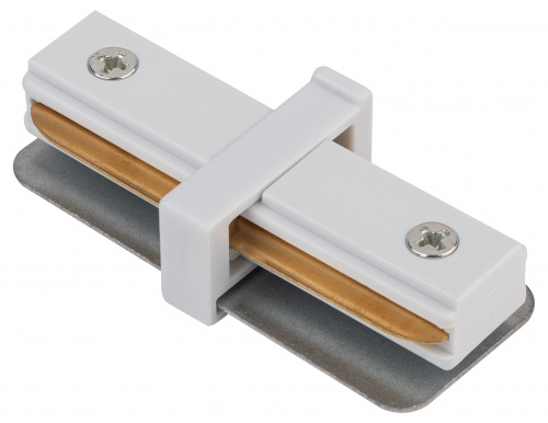 Коннектор ЭРА TR-1PA-IC-WH прямой для однофазного шинопровода белый (1/100) (Б0054463)