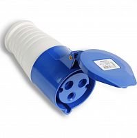 Розетка SMARTBUY переносная 223 2Р+РЕ 32А 220В IP44 (1/100) (SBE-32-PS3-220)