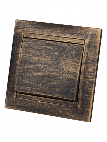 Кнопка звонковая 6А старинная бронза с/у, "Лама" (1/10) TDM (SQ1815-0768) фото 5