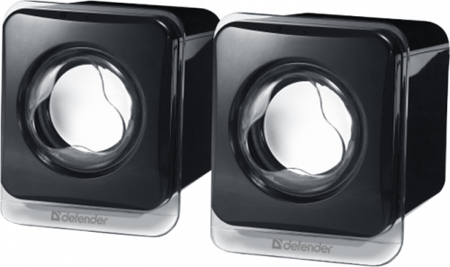 Акустическая 2.0 система DEFENDER SPK-35, USB, черная (1/50) (65635) фото 2