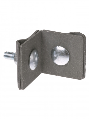 Держатель фальцевый стальной зажим 45х45 мм для прута Ø6-10 мм, гор. цинк. TDM (1/35) (SQ2402-3280) Держатель фальцевый стальной зажим 45х45 мм для прута Ø6-10 мм, гор. цинк. TDM (1/35) (SQ2402-3280)