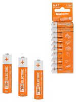 Элемент питания TDM LR03 AAA Alkaline 1,5V SC-10  (120/1080) (SQ1702-0057)