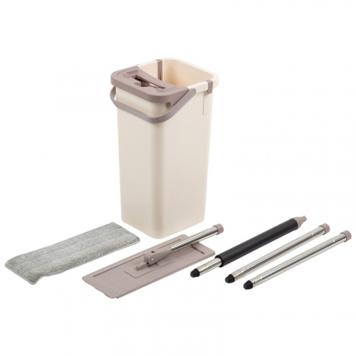 Швабра для пола "MIRACLE" с насадкой из микрофибры и ведром с механизмом отжима (1/6) (004836) фото 2 Швабра для пола "MIRACLE" с насадкой из микрофибры и ведром с механизмом отжима (1/6) (004836) фото 2