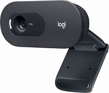 Веб-камера LOGITECH C505e 1.2Mpix (1280x720) USB2.0 с микрофоном для ноутбука, черный [960-001373]
