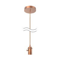 Светильник GAUSS подвесной PL043 медный E27, 1 м, 1/40