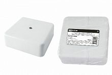 Коробка распаячная КР 75х75х28 ОП белая, IP40, с клем. колодкой, инд. штрихкод TDM (1/80) (SQ1401-0906)