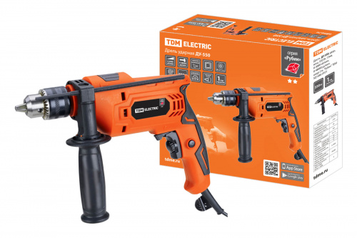 Дрель ДУ-550, удар., мощ. 550 Вт, 13мм, 0-3000 об/мин, 0-48000 уд/мин, шнур 3 м. "Рубин" TDM (1/5) (SQ1086-0101) Дрель ДУ-550, удар., мощ. 550 Вт, 13мм, 0-3000 об/мин, 0-48000 уд/мин, шнур 3 м. "Рубин" TDM (1/5) (SQ1086-0101)