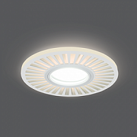 Светильник светодиодный GAUSS Backlight BL137 Кругл./узор. Белый, Gu5.3, 3W, 3000K 1/40