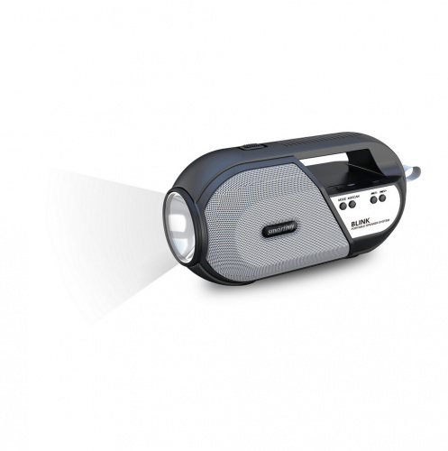 Компактная портативная колонка Smartbuy BLINK, 5Вт, Bluetooth, MP3, FM-радио, черная (арт.SBS-5070) (1/50)