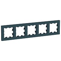 Рамка 5-м ATLASDESIGN универс. изумруд Systeme Electric ATN000805 (1/5/20)