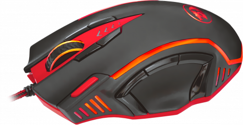 Мышь REDRAGON Samsara, чёрная/красная, USB, игровая (1/40) (70245) фото 3