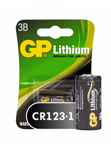 Элемент питания GP  CR123A  BL1    (1/10/450) (4891199192043)