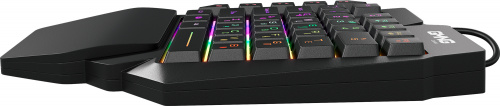 Игровой блок OKLICK 705GK, USB for gamer LED (подставка для запястий), черная (1/40) (1620882) фото 2