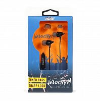 Универсальная гарнитура Smartbuy VELOCITY M, 10мм, микроф. с кнопк принятия вызова, черн(SBH-501) (1/32)