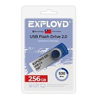 Флеш-накопитель яUSB  256GB  Exployd  530  синий (EX-256GB-530-Blue)