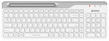 Клавиатура беспроводная A4TECH Fstyler FBK25 BT/Radio slim Multimedia, белая (1/20) (FBK25 WHITE)