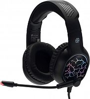 Гарнитура проводная игровая Оклик HS-L930G SNORTER черный 2.1м мониторные USB (1192375)