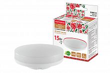 Лампа светодиодная НАРОДНАЯ GX53-15 Вт-230 В-3000 К-Э, h=26 мм (1/100) (SQ0340-1574)