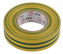 Изолента ЭРА из ПВХ 19мм*20м желто-зеленая (10/200/6400) (C0036545)
