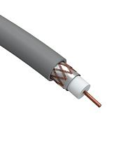 Кабель ЭРА коаксиальный RG-6U, 75 Ом, Cu/(оплётка Cu 64%), нг(А)HF, цвет серый, бухта 100 м (4/80) (Б0044606)
