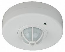 Датчик движения ЭРА MD 016 белый, макс. нагрузка 1200Вт, угол обзора 360гр, дальность 6м (50/750) (Б0043793)