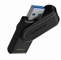 Флеш-накопитель USB 3.2  64GB  Kingston  DataTraveler Exodia S  чёрный (DTXS/64GB)