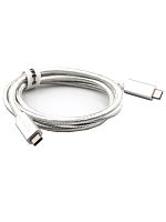 Кабель USB 3.1 Type Cm -- Cm  IC 5А 10Gbs длина 1M, Telecom <TC420S> серебряный (1/150)