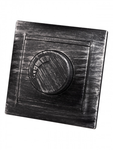 Светорегулятор RL 300 Вт старинное серебро с/у, "Лама" (1/8) TDM (SQ1815-0628) фото 3 Светорегулятор RL 300 Вт старинное серебро с/у, "Лама" (1/8) TDM (SQ1815-0628) фото 3