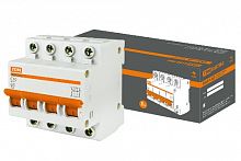 Автоматический выключатель ВА47-63 4Р 10А 4,5кА х-ка С TDM (SQ0218-0029)