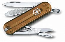 Нож перочинный Victorinox Classic Chocolate Fugde, 58 мм., 7 функций (карт. коробка) (0.6223.T55G)