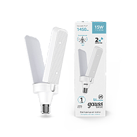 Лампа светодиодная GAUSS Basic 15W 1450lm 4000K E27 Клевер-2 1/20 (11732212)