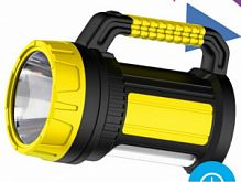 Фонарь КОСМОС светодиодный Ac2005W_Ex аккумуляторный 5W LED, бок.пан. 10Вт, 3 реж раб, з/у 220/12в (1/-/16) (KOCAc2005W_Ex)