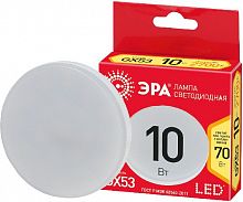 Лампа светодиодная ЭРА RED LINE ECO LED GX-10W-827-GX53 GX53 10Вт таблетка теплый белый свет (1/100) (Б0036543)