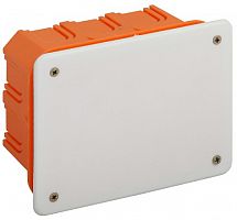 Коробка распаячная ЭРА KRT 120х92х70мм для твердых стен, саморез., крышка IP20 (56/504) (Б0047258)
