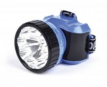Фонарь SMARTBUY SBF-25-B, синий, аккум-ный, налобный, 1ВТ + 8 LED LED (1/120)