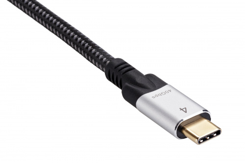 Кабель соединительный USB4 Type-C(М)--> Type-C(М), 5K@60Hz, 40GBps, PD 240W, 5A, VCOM, 1.2м <CU560-1.2M> (1/60) фото 7