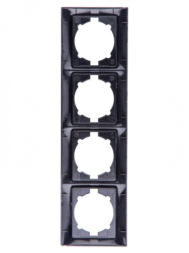 Рамка 4-х постовая горизонтальная старинное серебро с/у, "Лама" TDM (12/144) (SQ1815-0682) фото 3